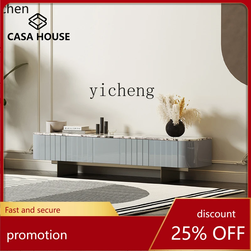 

ZML современный простой шкаф для телевизора из натурального мрамора, маленькая квартира, гостиная, продвинутая комбинация напольного шкафа