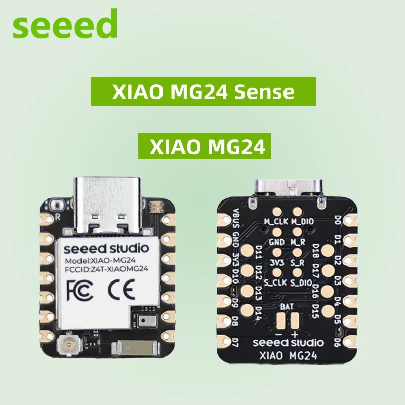 

Original XIAO MG24 Sense Silicon Labs EFR32MG24 Matter Native over Thread/BLE 5.3,Arduino,1.95μA Ultra-Low-Power