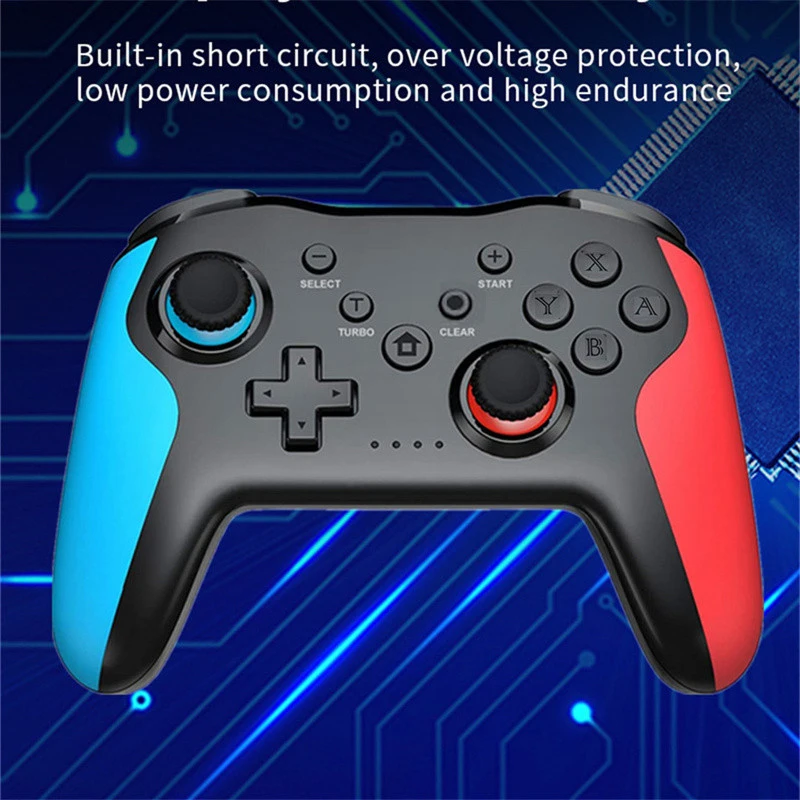 Беспроводной Bluetooth геймпад YLW, контроллер с крышкой джойстика для консоли Nintendo Switch, Iphone, Android, ТВ-приставки Tesla