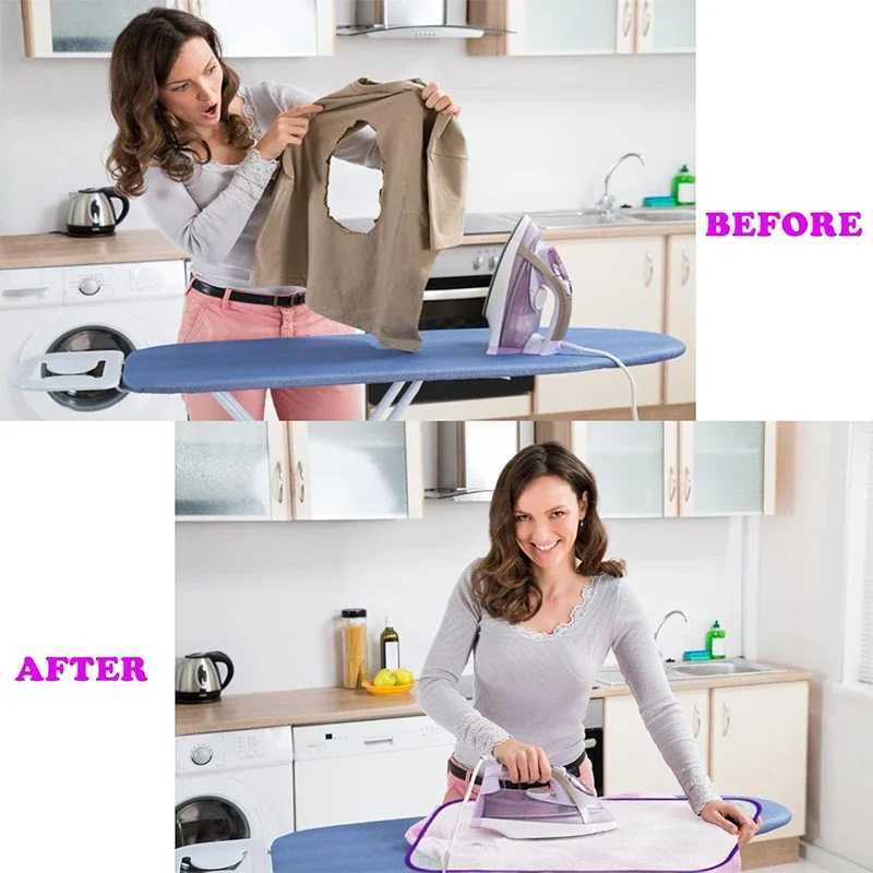 Clothes Ironing Protection Pad Cloth Protective Press Mesh Ironing Board Mat Insulation Against Random Colors Ironing Board Cove