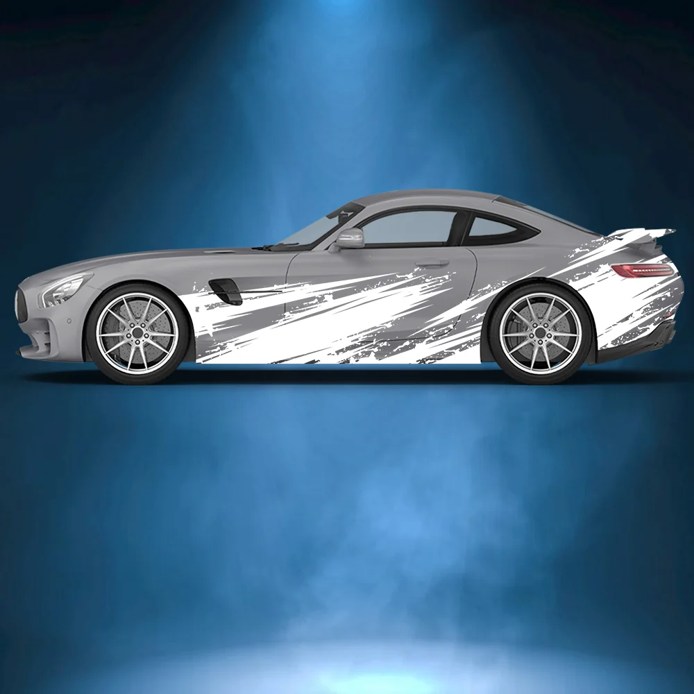 

Граффити всплеск красочные линии боковая наклейка автомобиля виниловая самоклеящаяся бумага автоспорт краска наклейка подходит для автомобиля грузовик внедорожник