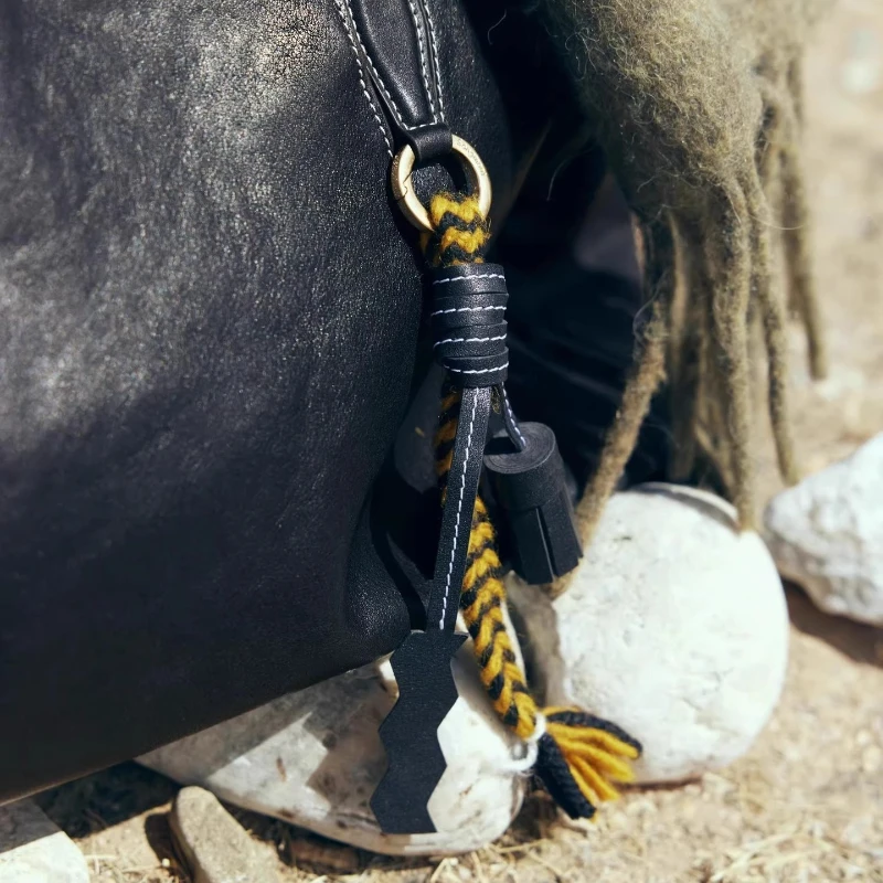 

Сумка-мешочек Songmont - Tiger Tooth Udu - Плетеная сумка-подвеска из серии Tracking - Дизайнерский многофункциональный аксессуар