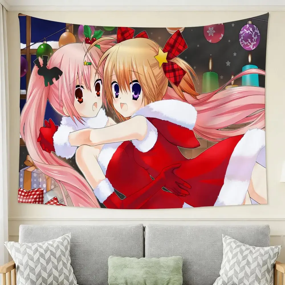 Anime A-Aria the Scarlet Ammo Tapestry Wall Hanging Tapestry Aesthetic Room Decor Banners for Bedroom Living Room Outdoor Party