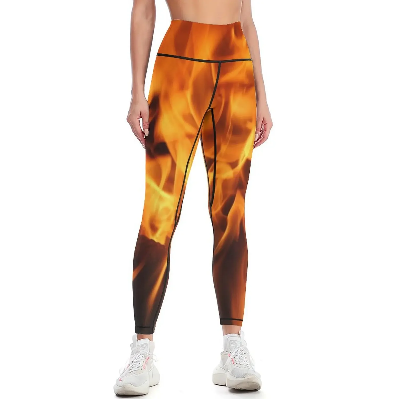 

Fire flames Leggings for physical Women's sports pants sports for Sportswear woman gym Womens Leggings