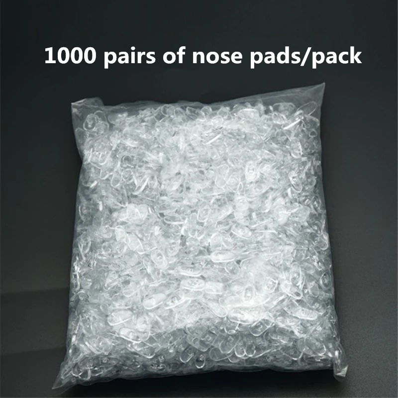 2000 Pcs/Bag Support Nose Pads Glasses Both Sides Available PVC Lock Type Eyeglass Sunglasses Nose-Pad Eyewear Accessories