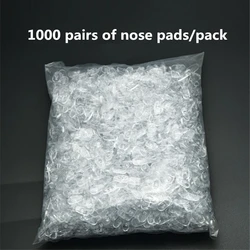 PVC Suporte Nose Pads para óculos, óculos, ambos os lados, disponível, Lock Type, Eyeglass, óculos de sol, Nose-Pad, Eyewear Acessórios, 2000 PCs/Bag