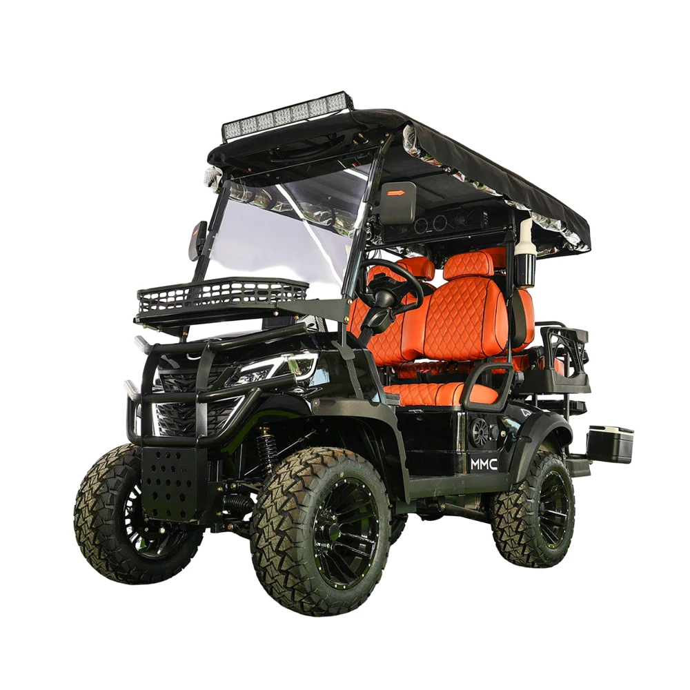 High Quality CE Certificate 4000/5000/7000W Off Road Club Car Utility Vehicle 2 4 6 8 Seater Electric Golf Buggy Cart