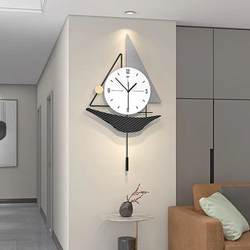 Nordic Creative Wall Clocks Interior Modern Aesthetic Silent Wall Watch Living Room Fashion Orologio Da Parete Home Decoration