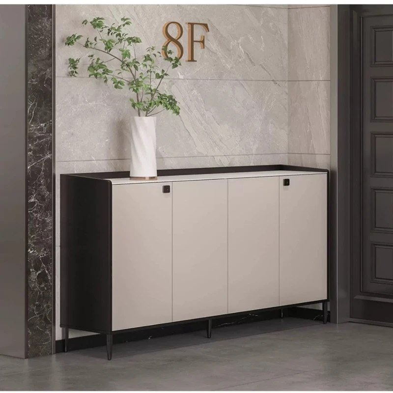 

LH shoe cabinet with lock fingerprint smart home home anti-theft aisle seat integrated