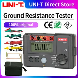 UNI-T UT522  Digital Ground Resistance Tester 0-400V 0-4000 Ohm AC Resistance Tester Low Test Data Logging