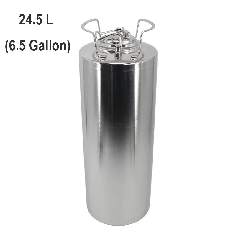 Barril Nuevo Cornelius Corny Cerradura Bola, Acero Inoxidable 24,5 l 6,5 Galones Durable Homebrew