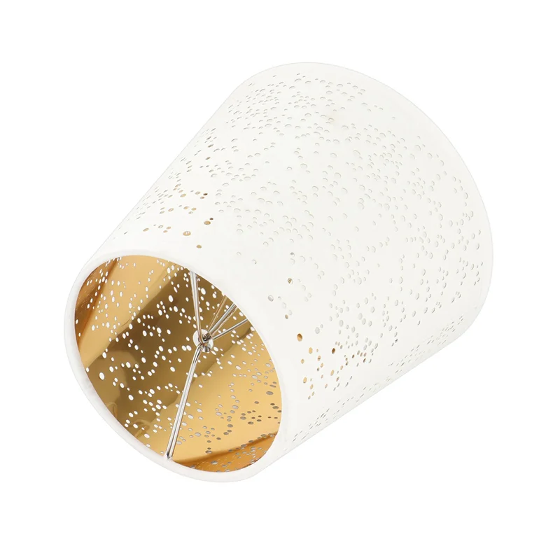 

GEFENSI ABUP-2 PCS Hollow-Out Cloth Lamp Shade Clip-Bulb Light Cover Light Shade Lamp Cover Hollow Out Fabric Clip Lampshade