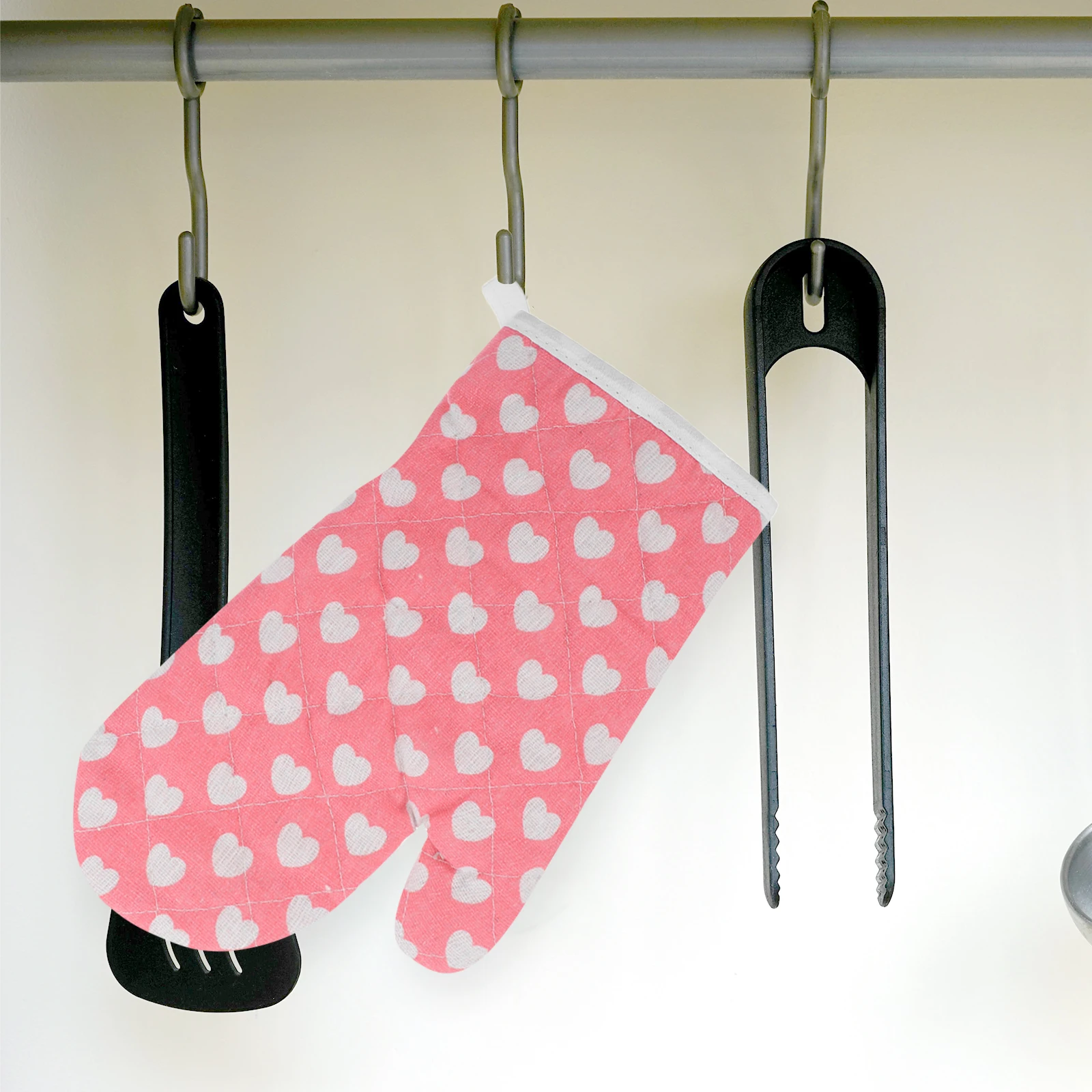 

2Pcs Baking Oven Microwave Mitten For Baking Mittens High Temperature Reusable Cotton Scald Cook Wear