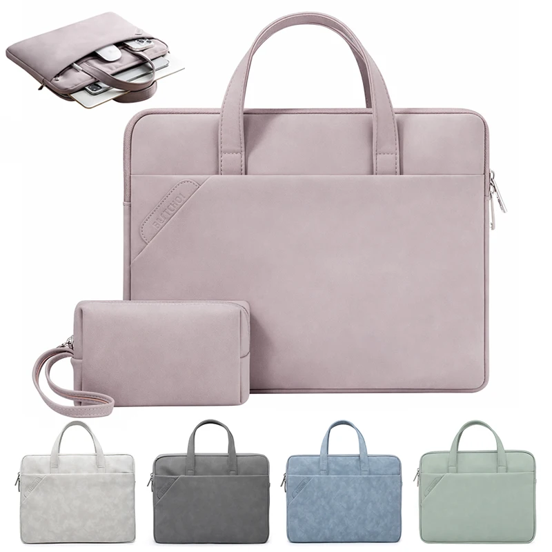 Women Laptop Bag 13.3 14 15.6 inch Slim Handbag Carrying Briefcase for MacBook Neo Pro 14 16 M5 Air 13 15 Huawei Xiaomi Dell HP