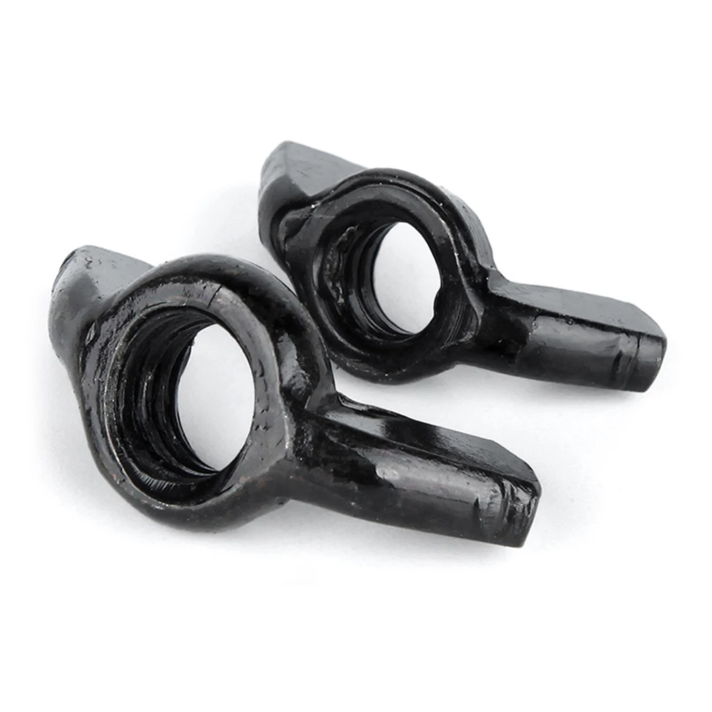 Wing Butterfly Nuts Black Stainless Steel Black Carbon Steel M3 M4 M5 M6 M8 M10 DIN315 Thread Hand Tighten Wingnuts For Bolt