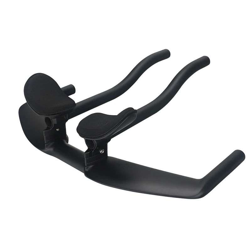 22.6-25mm Clamp Carbon Fiber Integrated TT Aero Handlebars 400/420/440mm Width Triathlon Time Trial Racing Road Bike OEM