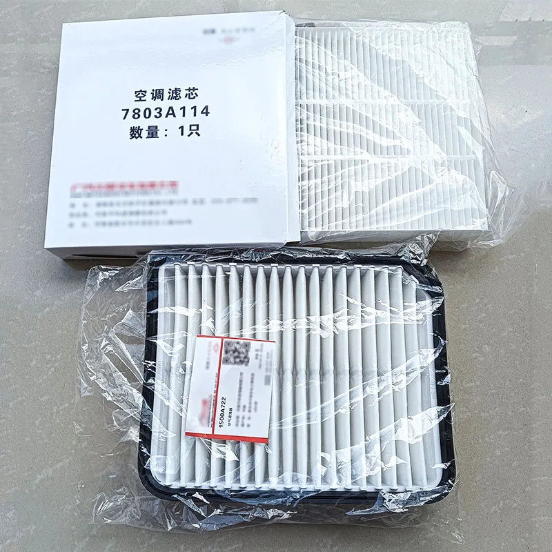 Original 2pcs Filter For GAC Mitsubishi Outlander 2.0L 2.4L 16-23 ASX 2019 Air Filter Air Conditioning Filter Kit 1500A722