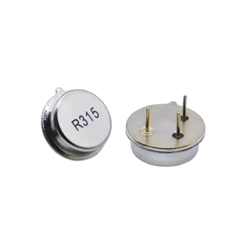 10PCS quarzoszillator R433A 433MHZ R315A 315MHZ 310MHZ 330MHZ 350MHZ 390MHZ 418MHZ 430MHZ TO39 3P oberfläche akustische resonator