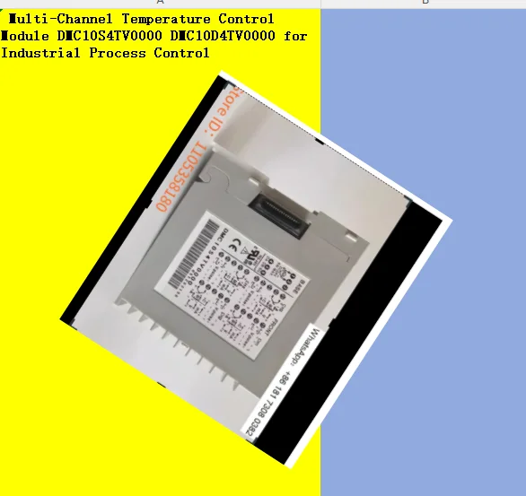 High Precision Multi-Channel Temperature Control Module DMC10S4TV0000 DMC10D4TV0000 for Industrial Process Control