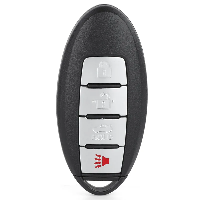 KEYECU 433.92MHz PCF7952A/ ID46 Chip 5WK49609 285E3-JC07A Keykess Remote Key Fob 3+1 4 Button for Nissan Maxima 2008-2015