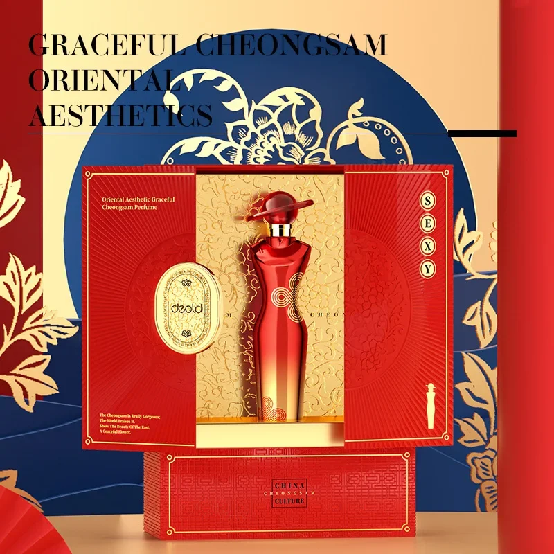 100ml marca perfume floral nota fragrância de longa duração perfume cheongsam para mulher