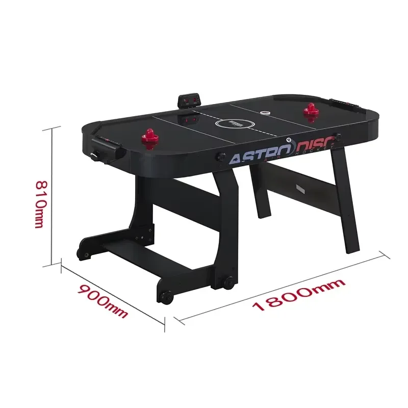 Professional 7ft MDF Aluminum Pneumatic Hockey Table with Digital Scoreboard, Heavy Duty Stand Up Pneumatic Hockey Table