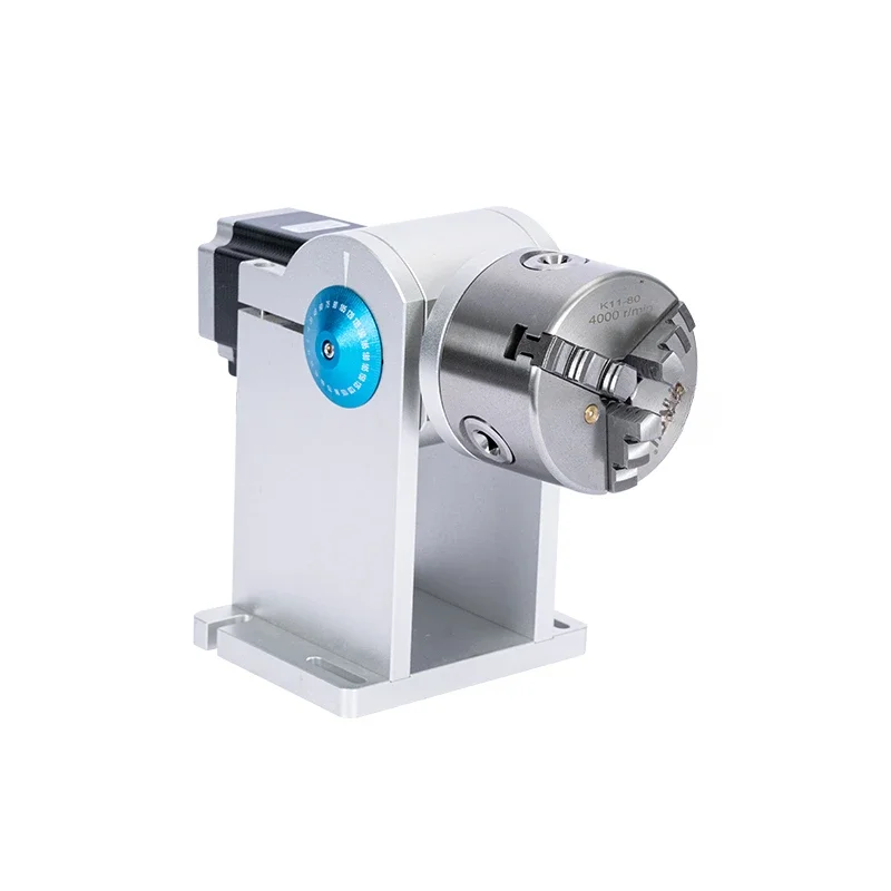 Laser marking machine rotary fixture motor chuck platform
