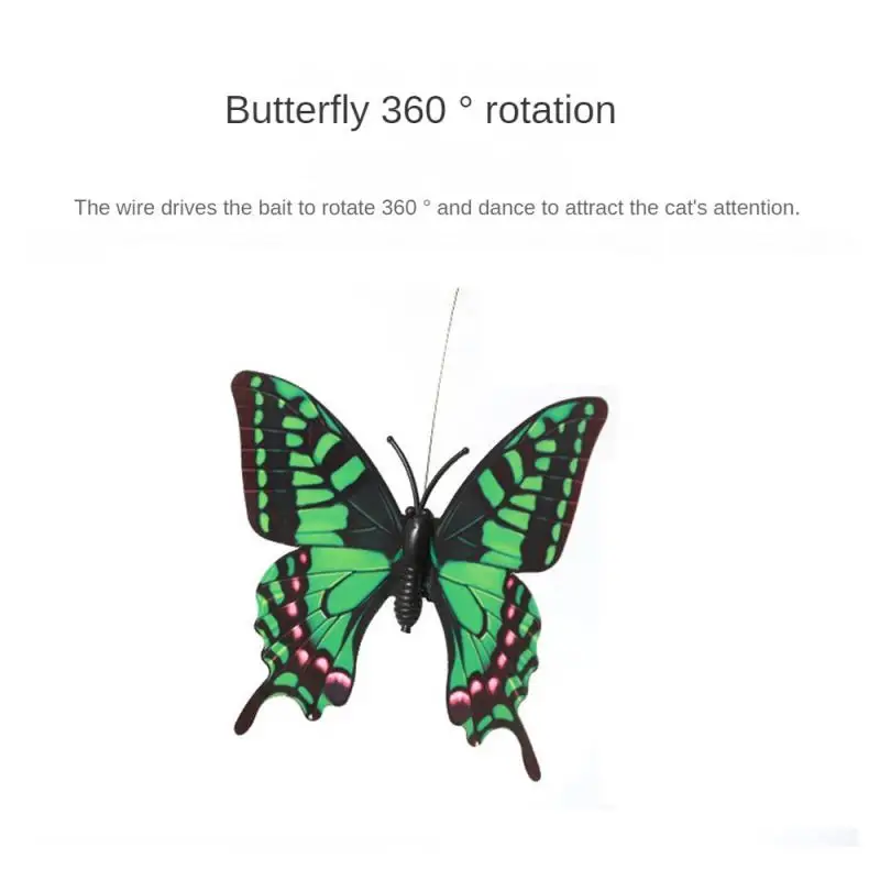 Borboleta elétrica giratória, Cão e gato interativos, Humming automático, Pássaro, Treinamento de inteligência, Brinquedos engraçados, Colorido