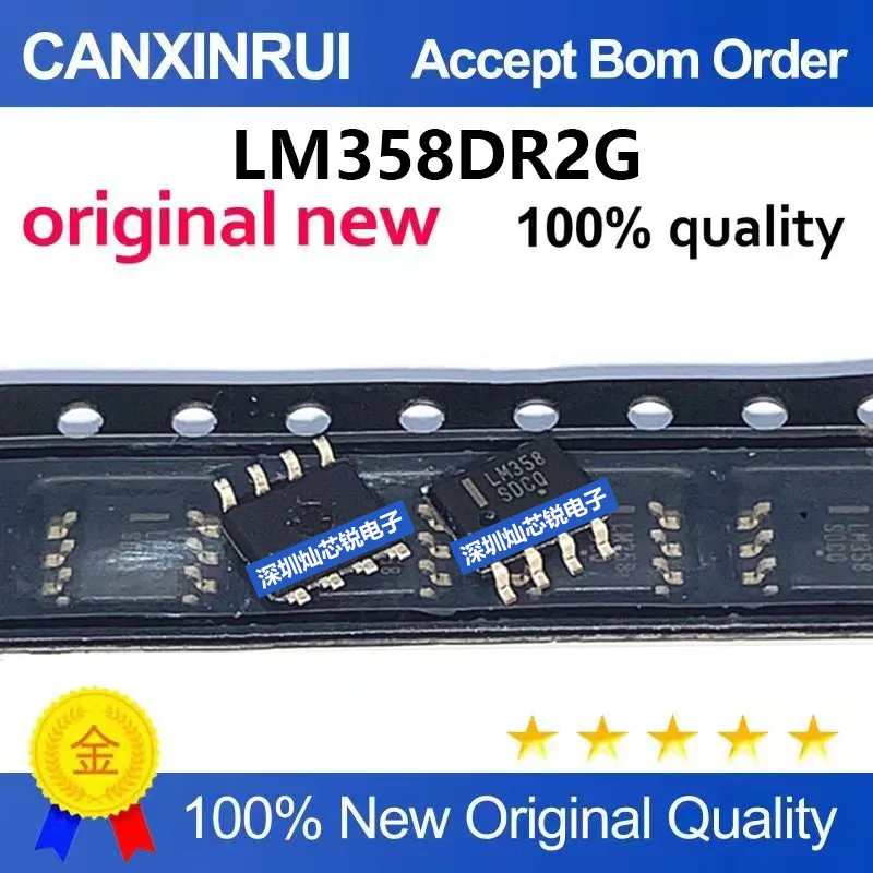 (5-100pieces)Brand new original LM358 LM358DR2G SMD SOP8 operational amplifier IC