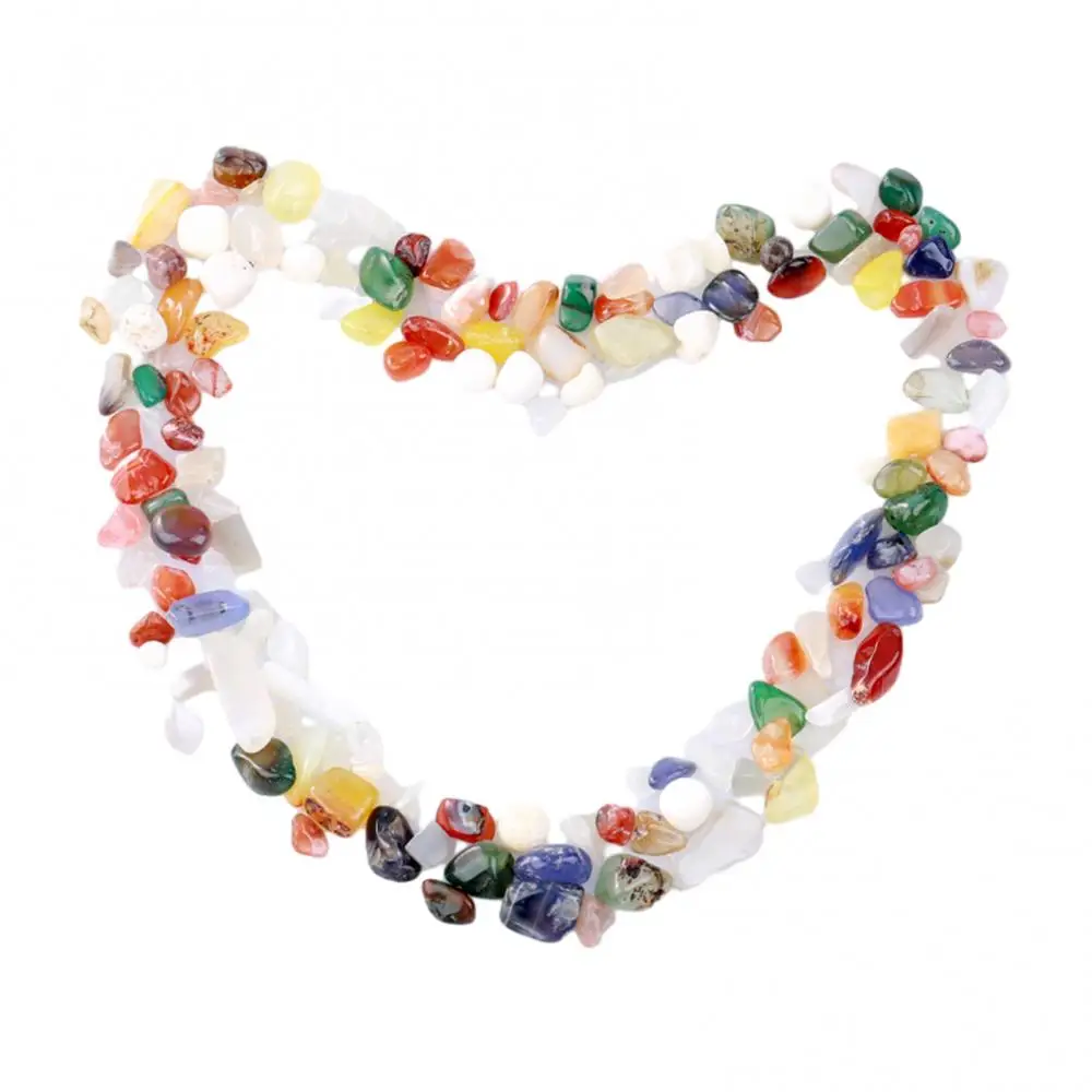 1 Bag 100g Colorful Mixed Irregular Shape Tumbled Stones Rock Gem Beads Chips