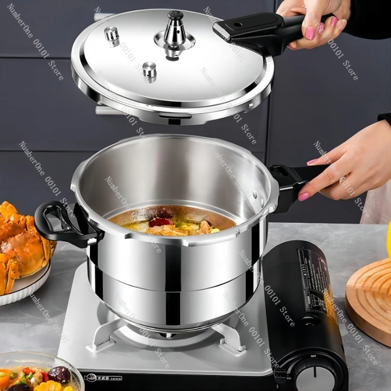304 stainless steel explosion-proof pressure cooker, gas induction cooker universal