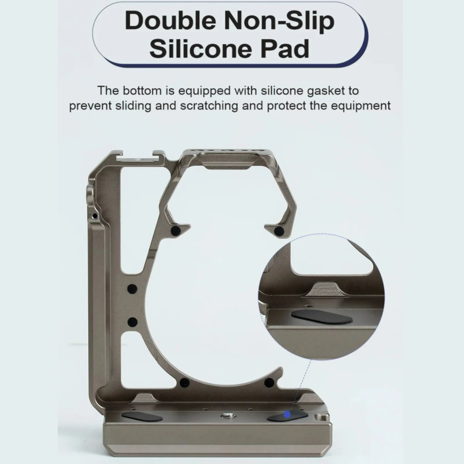 YANZUO Camera Cage Aluminium alloy Cage for Panasonic LUMIX S1H Camera