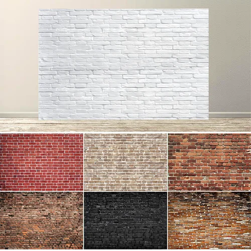 Fondo de ladrillo de piedra Retro Dewprint, fiesta de cumpleaños de bebé, decoraciones para el hogar, retrato de adulto, accesorios de estudio de fotografía