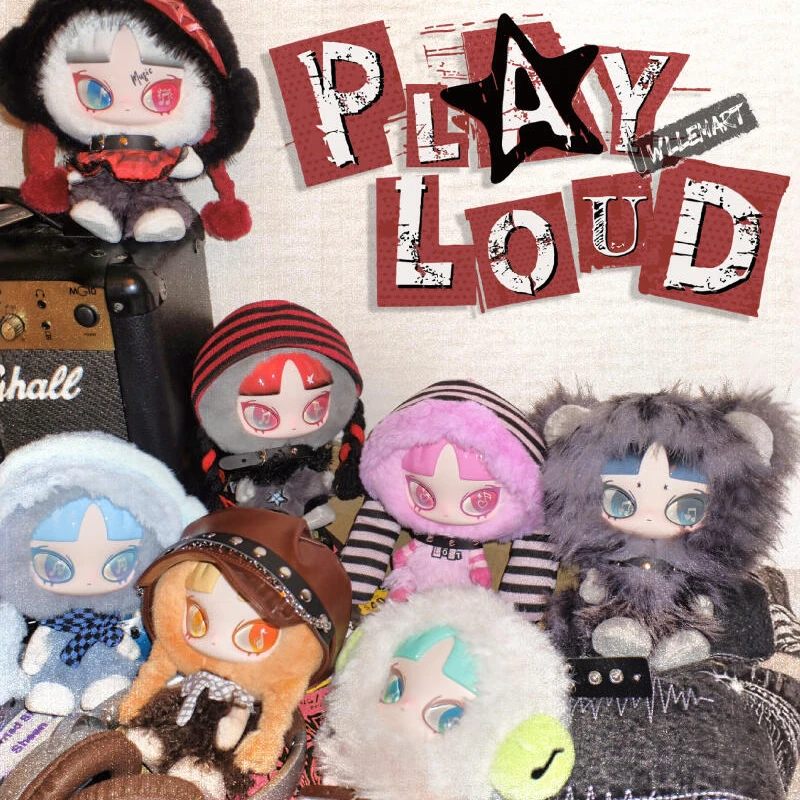 INN'S Play Loud Series Plush Genuine Blind Box Toys Mystery Box Guess Bag Cute Doll Anime Action Figure Birthday Gift