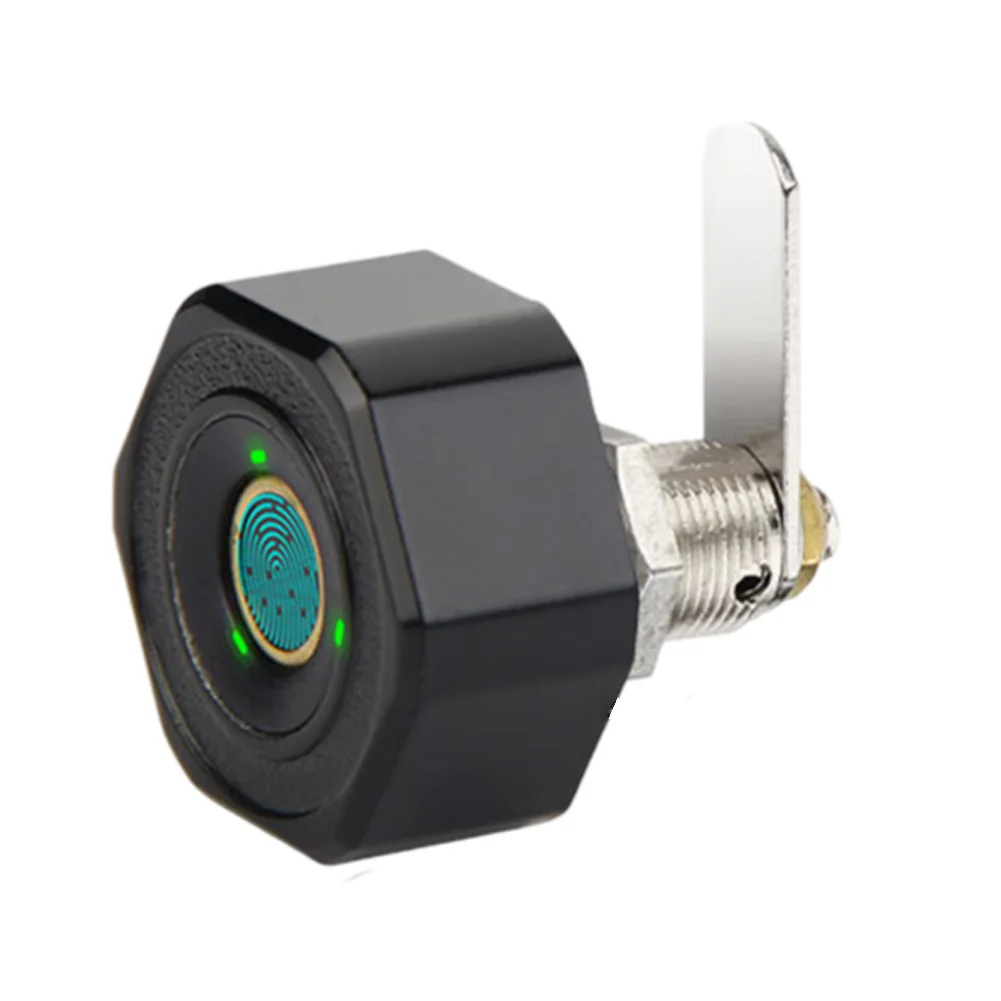 Secure Your Cabinets with a Biometric Fingerprint Drawer Lock 20mm Diameter Fast Unlocking for For home and Office Use