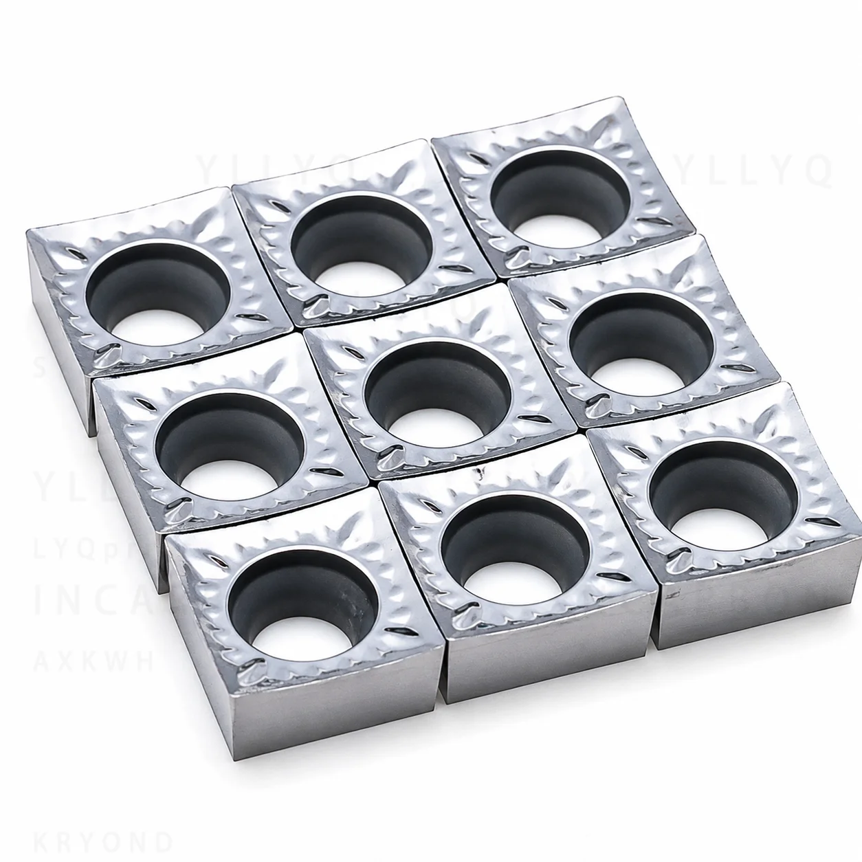 10PCS SCGT09T302 SCGT09T304 SCGT09T308 SCGT120402 SCGT120404 SCGT120408 Carbide Turning Inserts for Aluminum CNC Lathe Tools