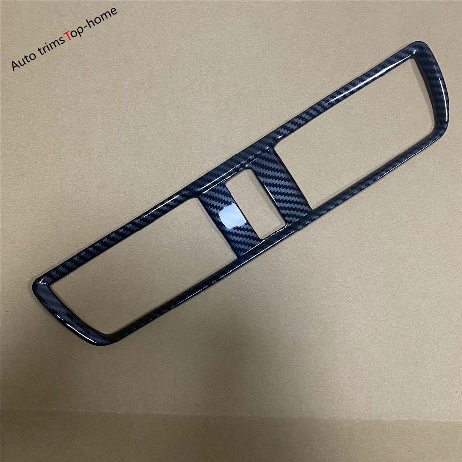 ABS Dashboard Middle Air Conditioning Outlet AC Vent Decoration Frame Cover Trim Fit For Mazda 3 Axela 2014 - 2019 Accessories