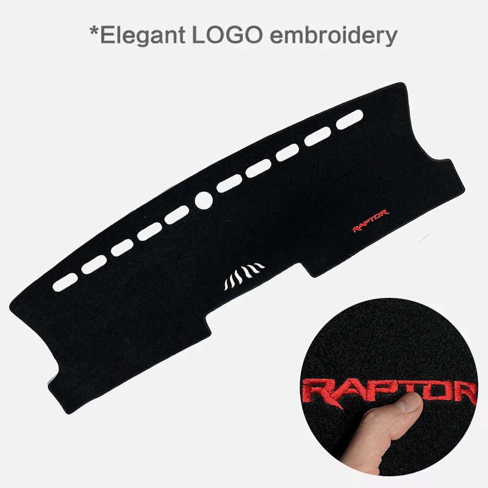 fit for Ranger Raptor 2023 2024 2025 2026 Car Dashmat Dashboard Cover Pad DashMat Sunshade Protective Carpet Accessories