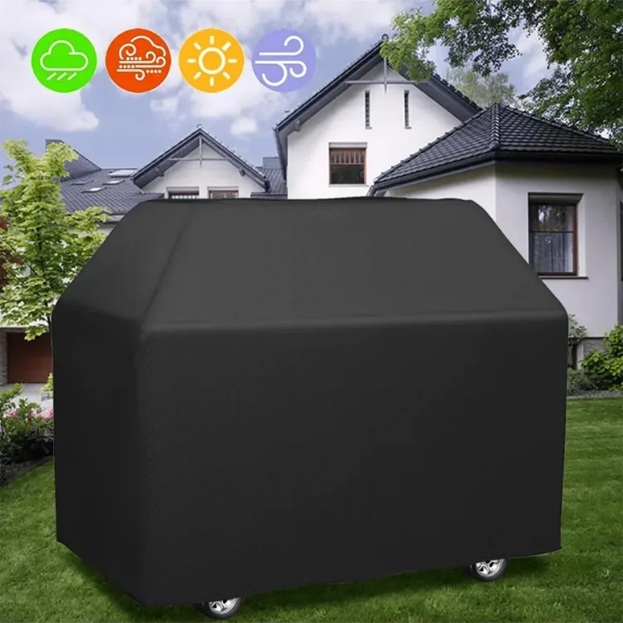 210D Oxford Fabric BBQ Cover Waterproof Outdoor Grill Protector Dustproof