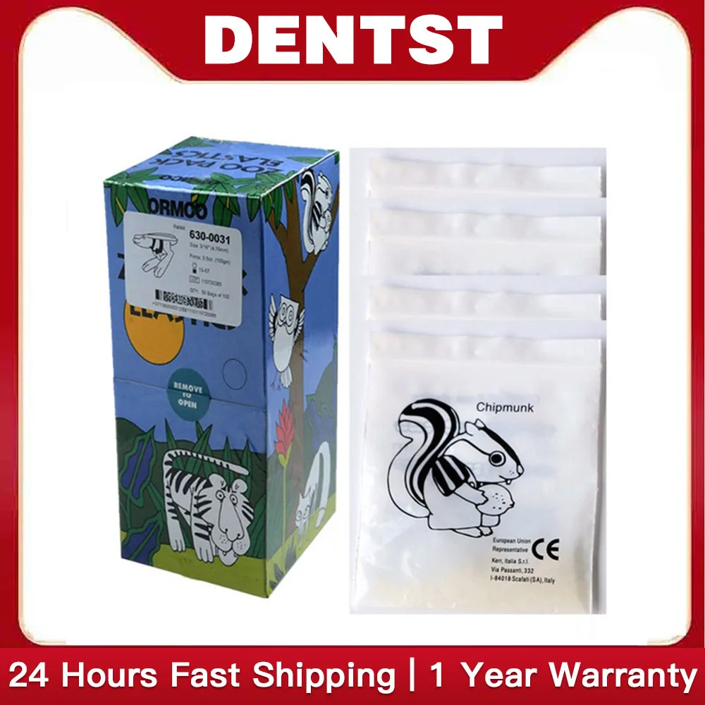 Dental 500pcs Orthodontic Zoo Pack Elastics Rubber Bands Braces Force 3.5 / 5.0 / 6.5 OZ High-quality