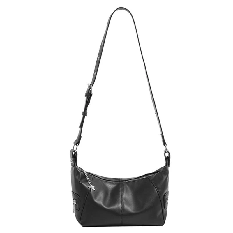 

Shoulder Bag for Women Trendy Slings Bag Handbag Pu Leather Underarm Purse Clutch Purse with Zipper Closure Saddles Bag