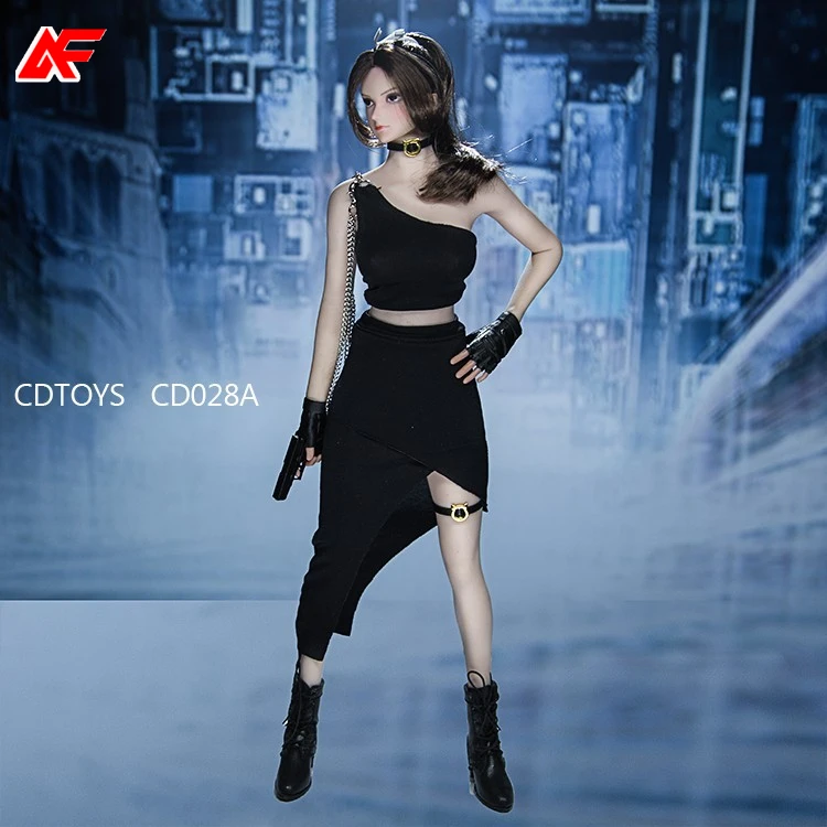 cdtoys cd028 1/6 Scale Slant Shoulder Skirt Combat Suit Fit For 12'' TBLeague PH JO Female Action Figure Body