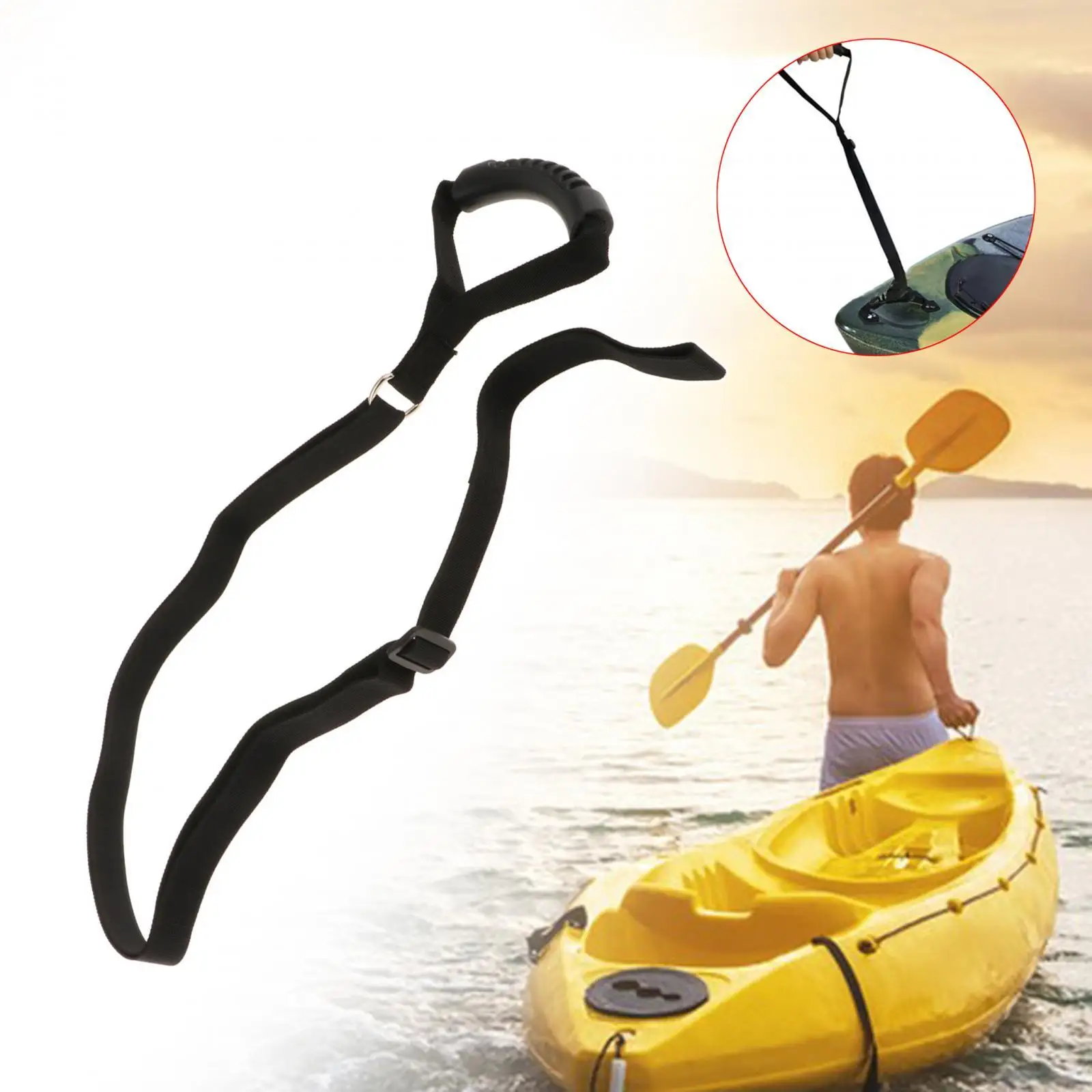 Kayak Stand up Assist Strap Multifunctional Tool Standing Aid Multipurpose Lightweight Strong Handle for Kayaker Adjustable