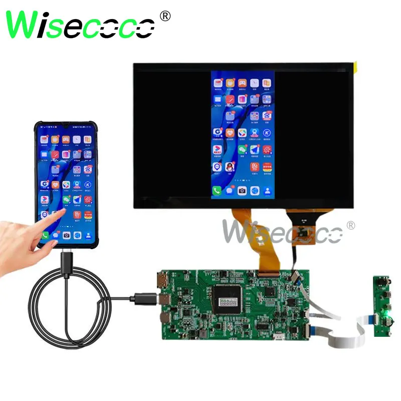 

Wisecoco 8.9 Inch 2560x1600 2K Touch Screen Linux Raspberry Pi Orange Pi Game Box TV Box LCD Monitor ISDN Type-C Driver Board