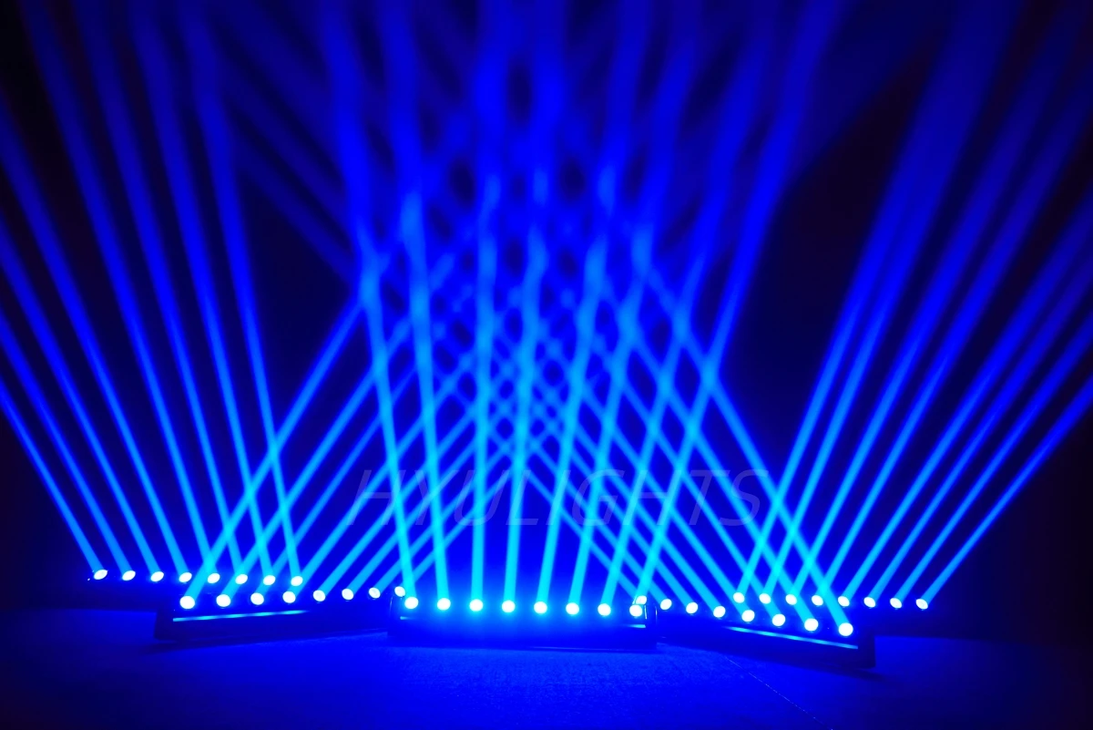 8x12W RGBW LED Bar Beam Moving Head Light Audience Luces De Discoteca Jeux De Lumières DJ Party Lights Luces DJ Lyre DJ