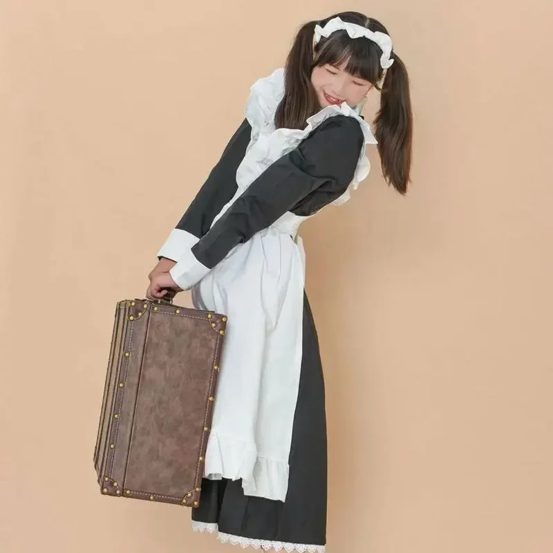 Anime long dress French court maid dress Lolita cosplay costume women Girl Dress Christmas outfit Halloween Carnival party gifts