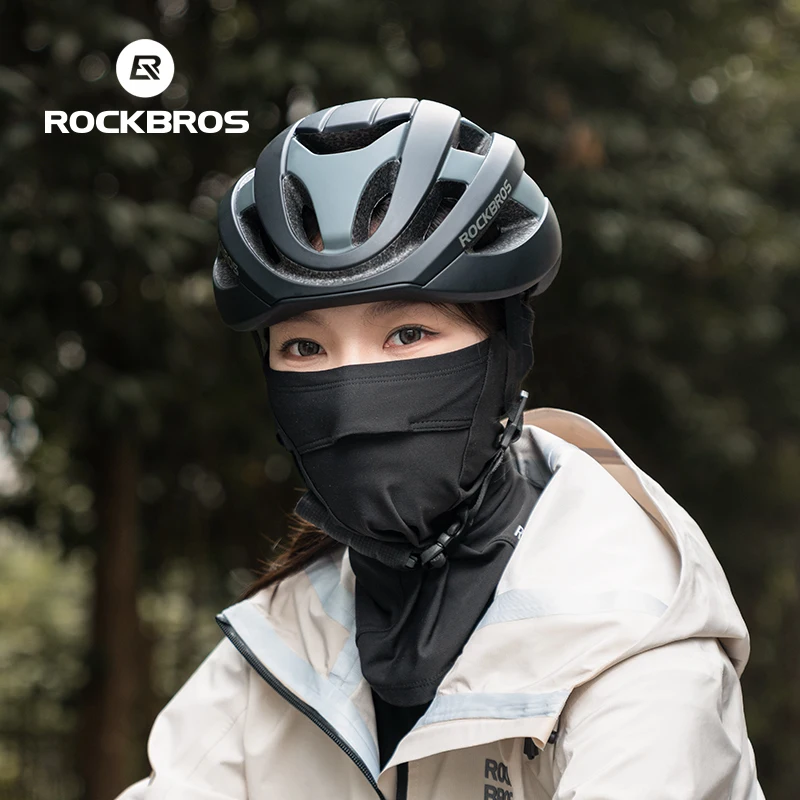 وشاح وجه من ROCKBROS بتصميم ممتد لحماية الأذن، قناع وجه دافئ مقاوم للرياح ومسامي للرياضة في الهواء الطلق والمشي لمسافات طويلة والدراجة