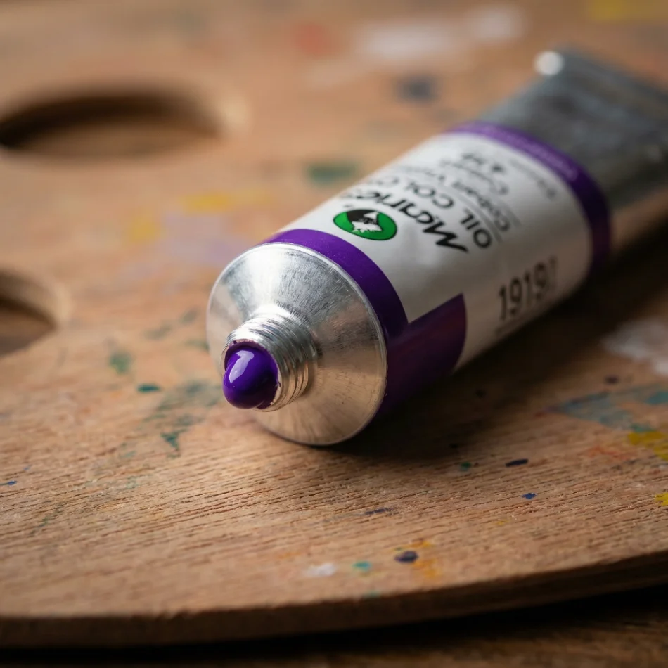 Maries Ölfarbe 50ML Ölgemälde Kunstschaffung Pigment Große Ölfarbe Einzelne Häufig Verwendete 24 Farben – Detail 3