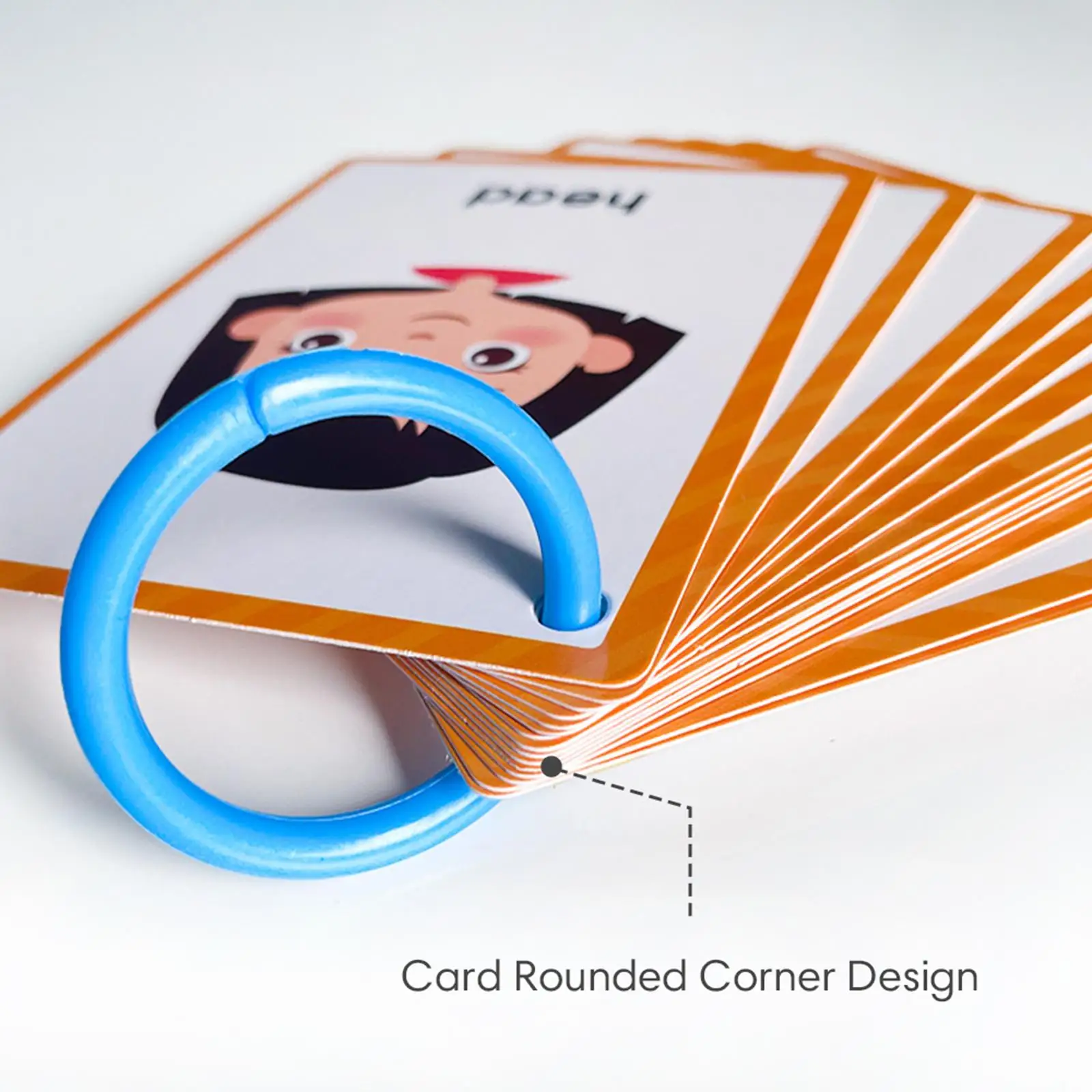 パーツフラッシュカード、学習玩具 耳/鼻/目/歯 教育玩具