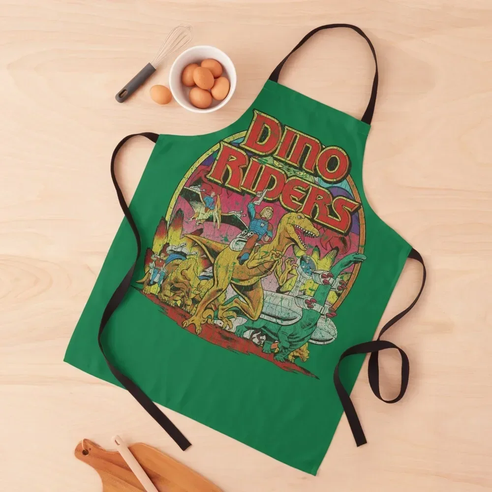 

Dino-Riders The Adventure Begins 1988 Apron Home And Kitchen Chef Uniform Women Apron